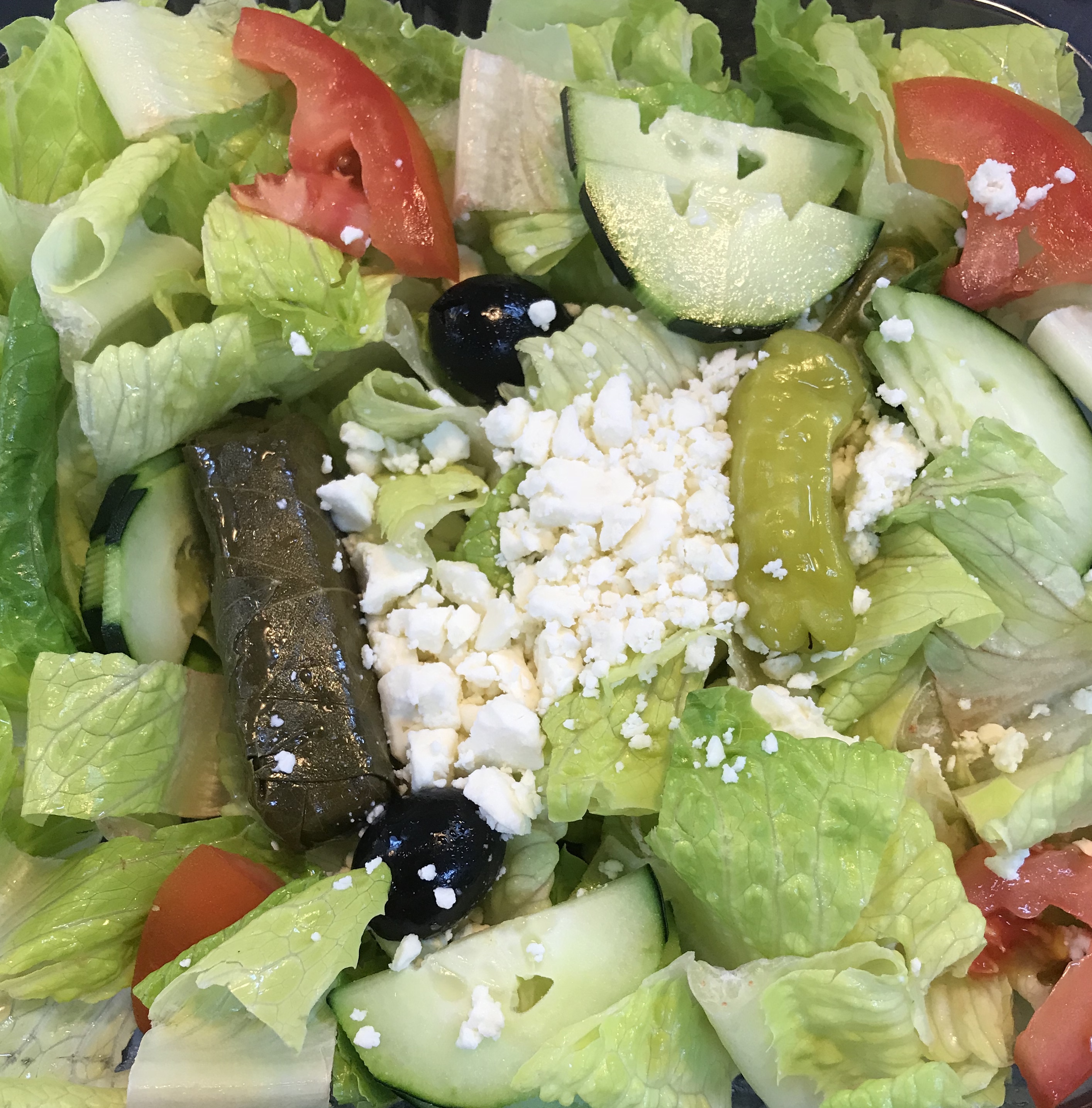 Order Greek Salad food online from Murphy's Deli store, Houston on bringmethat.com