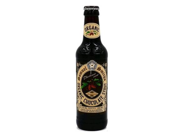 Order Samuel Smith Organic Chocolate Stout - 4x 12oz Bottles food online from Garfield's Beverage Warehouse store, Chicago on bringmethat.com