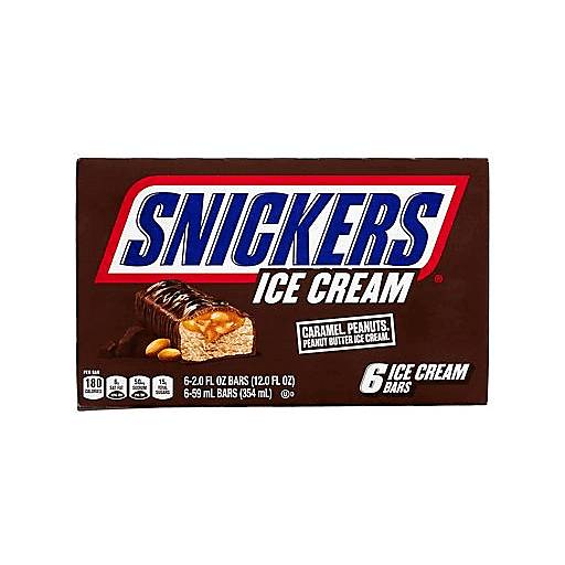 Order Snickers Ice Cream Bar  (2 OZ) 40697 food online from Bevmo! store, Albany on bringmethat.com