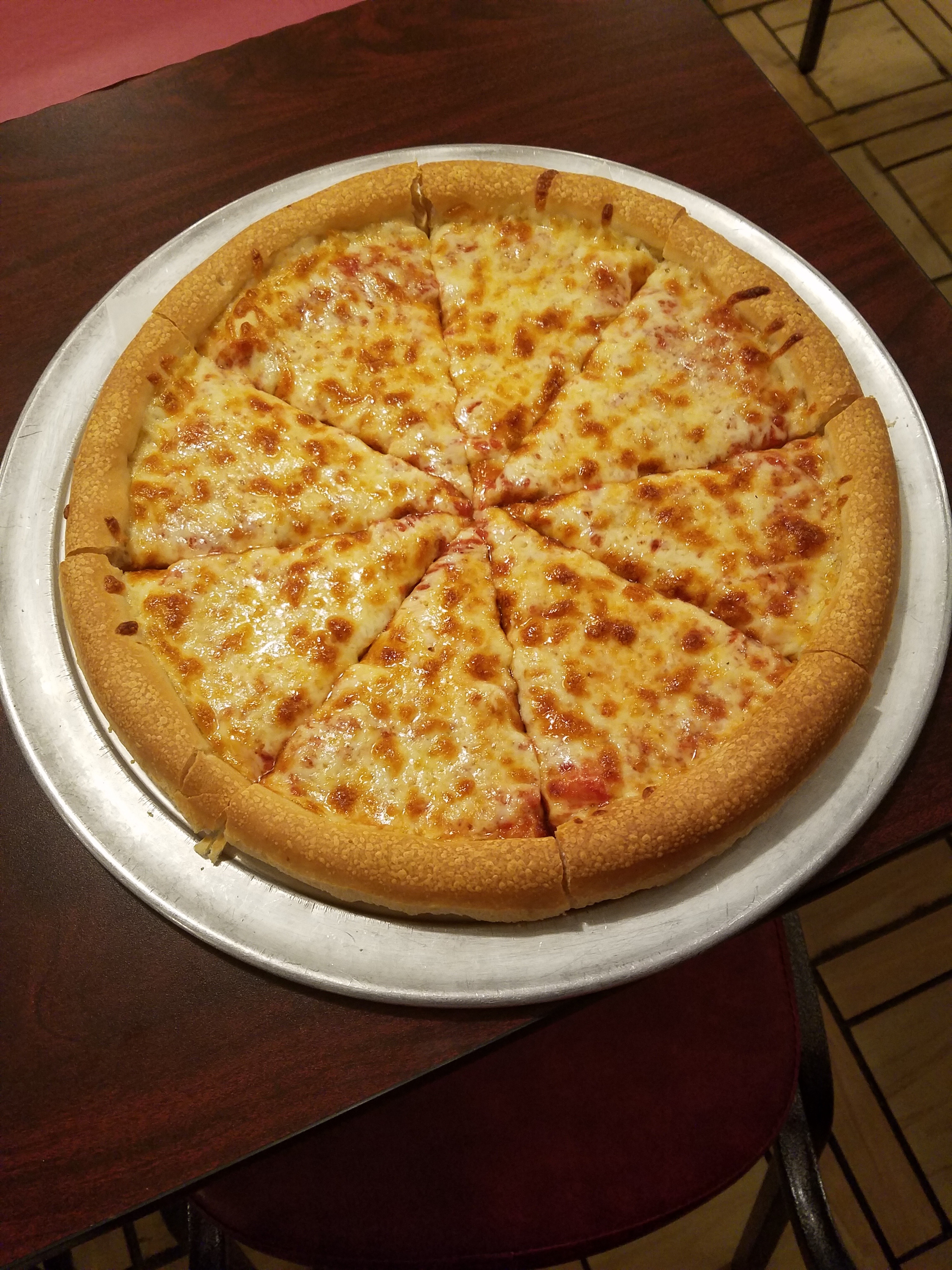 Order Cheese Pizza food online from Minervas Pizza store, Providence on bringmethat.com