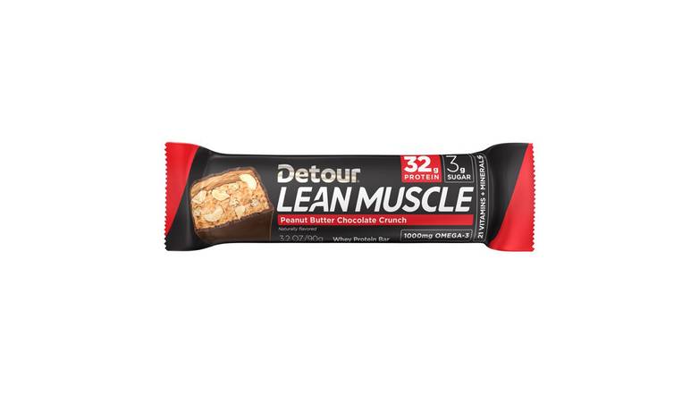 Order Detour Lean Muscle Whey Protein Bar Peanut Butter Chocolate Crunch food online from Anderson Convenience Markets #140 store, Omaha on bringmethat.com