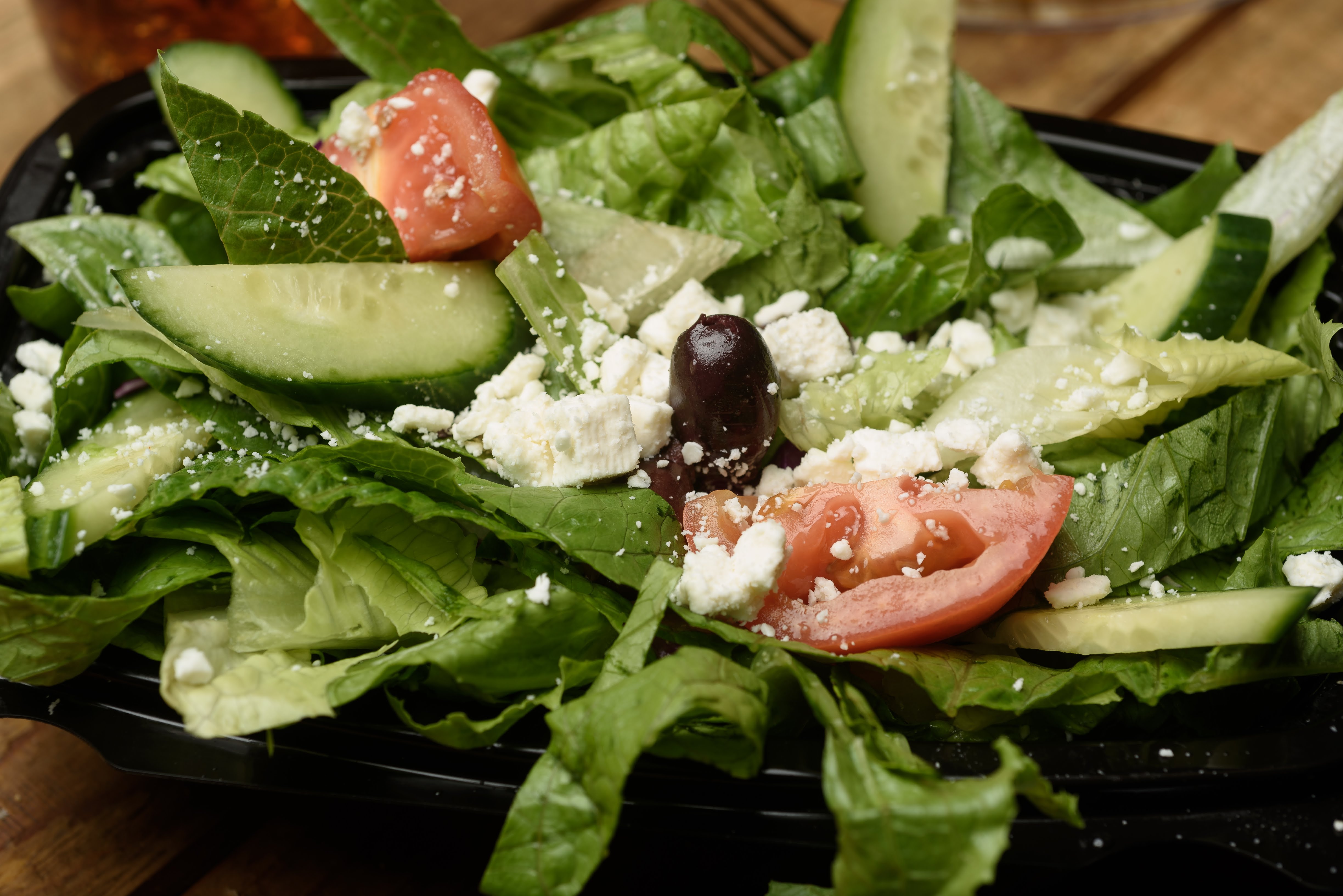 Order Side Greek Salad food online from Zorbas store, Youngsville on bringmethat.com