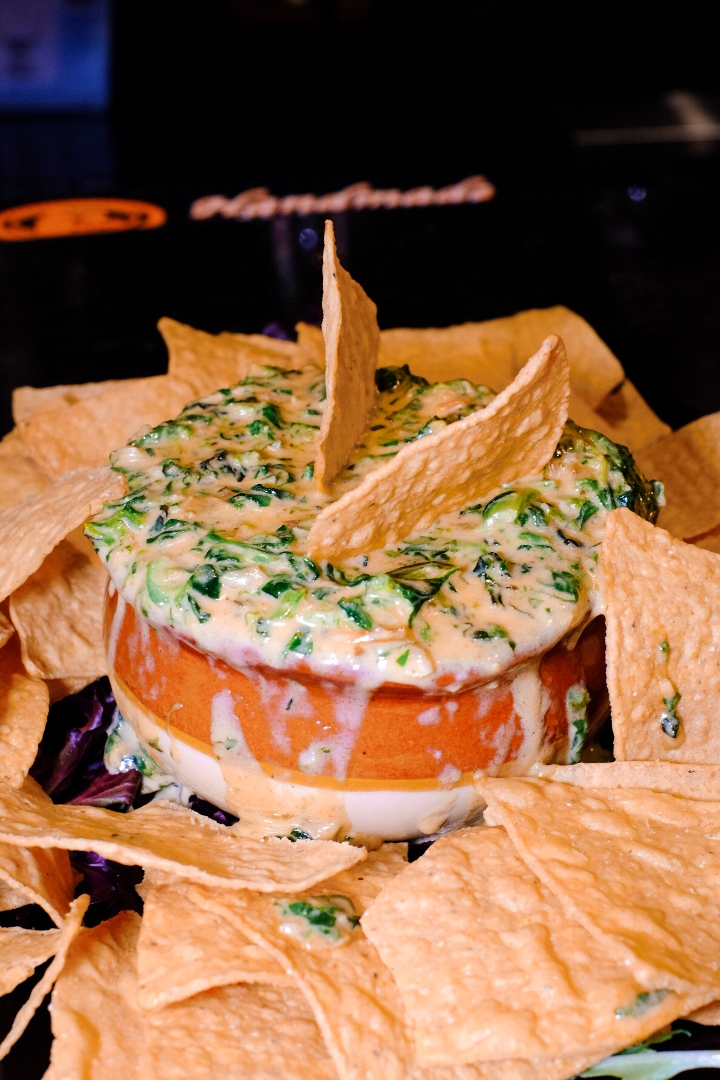 Order Spinach Dip food online from The Downtown Cafe store, Glen Cove on bringmethat.com