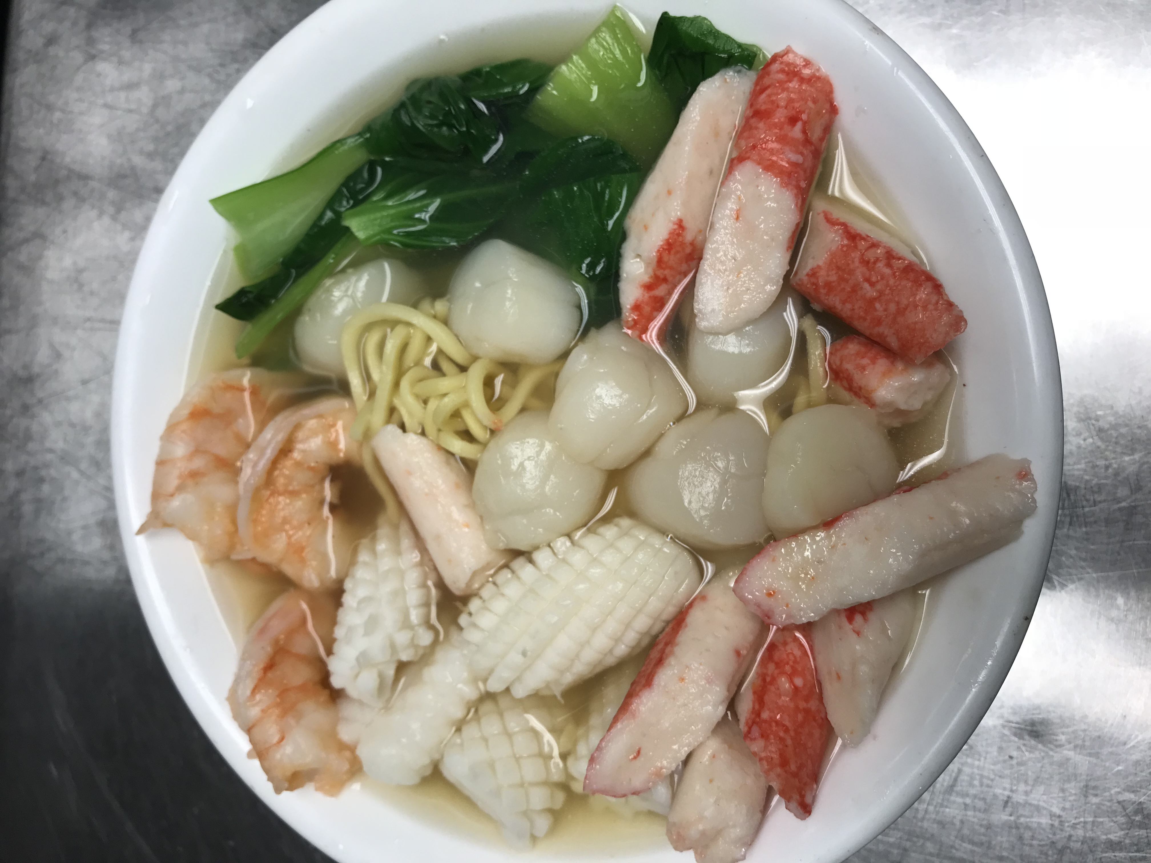 Order 3. Seafood Noodle Soup food online from Chans Gourmet store, Kearny on bringmethat.com