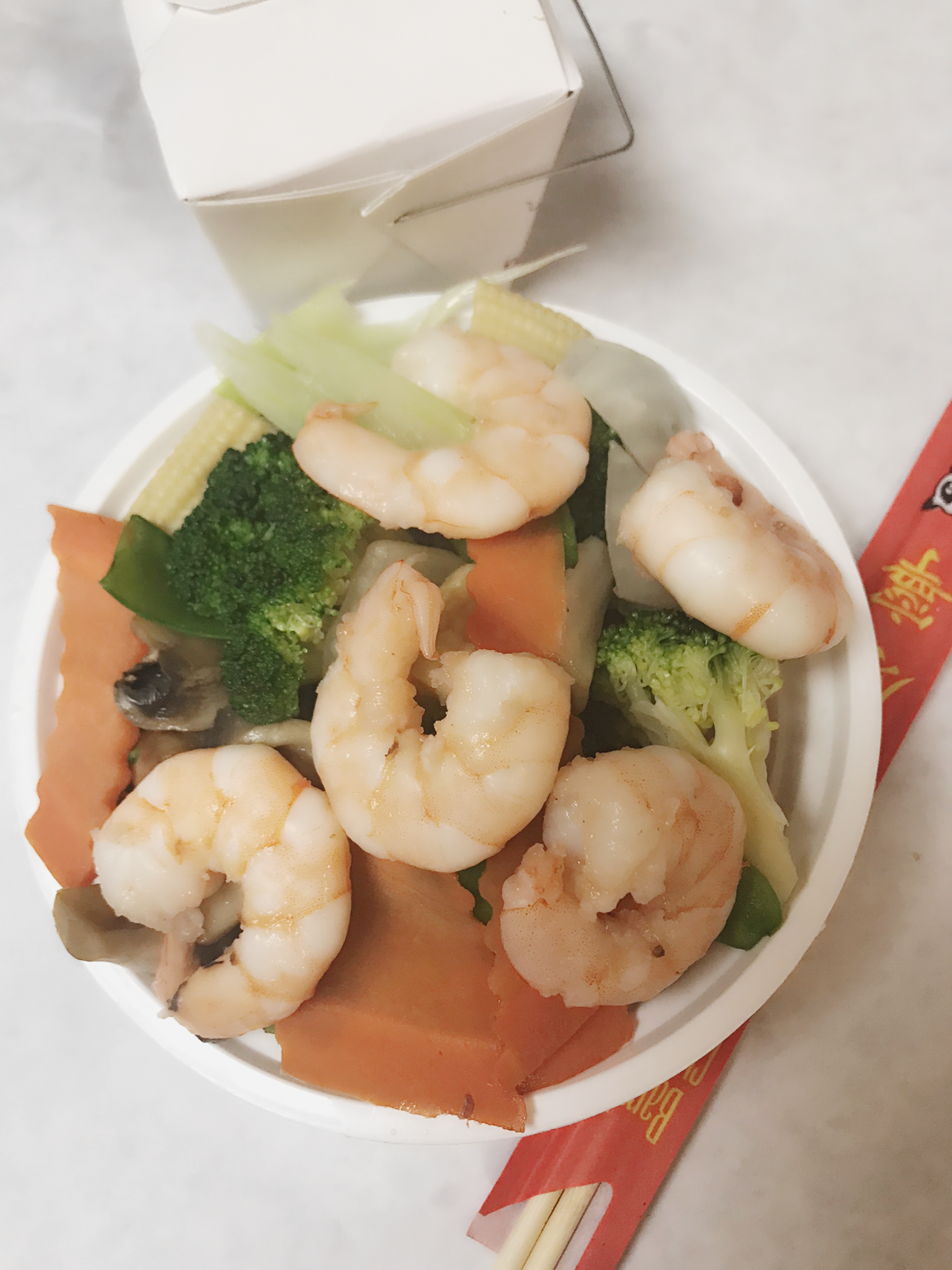 Order 115. Diet Shrimp with Vegetables food online from China Cafe III store, Greensboro on bringmethat.com