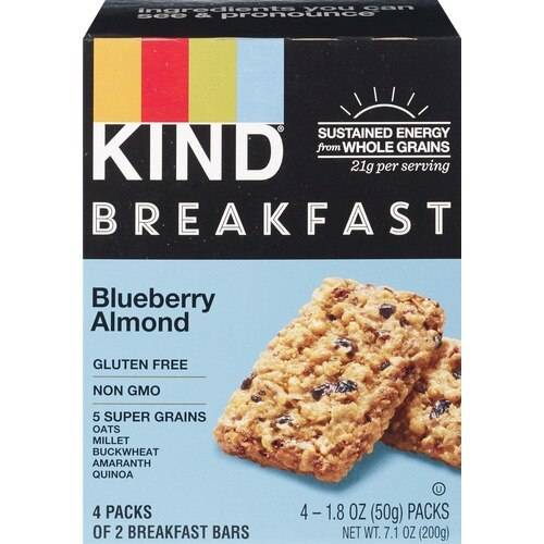 Order Kind Breakfast Bar 8.9 OZ, Blueberry Almond food online from Cvs store, FALLON on bringmethat.com