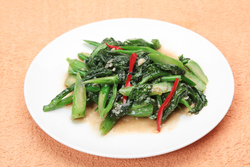 Order Chinese Broccoli with Garlic food online from Feng Mao Lamb Kebab store, Los Angeles on bringmethat.com