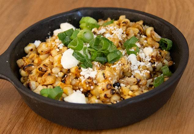 Order Pan-Roasted Corn with feta, chili, green onion food online from Wr Kitchen & Bar store, Laguna Niguel on bringmethat.com