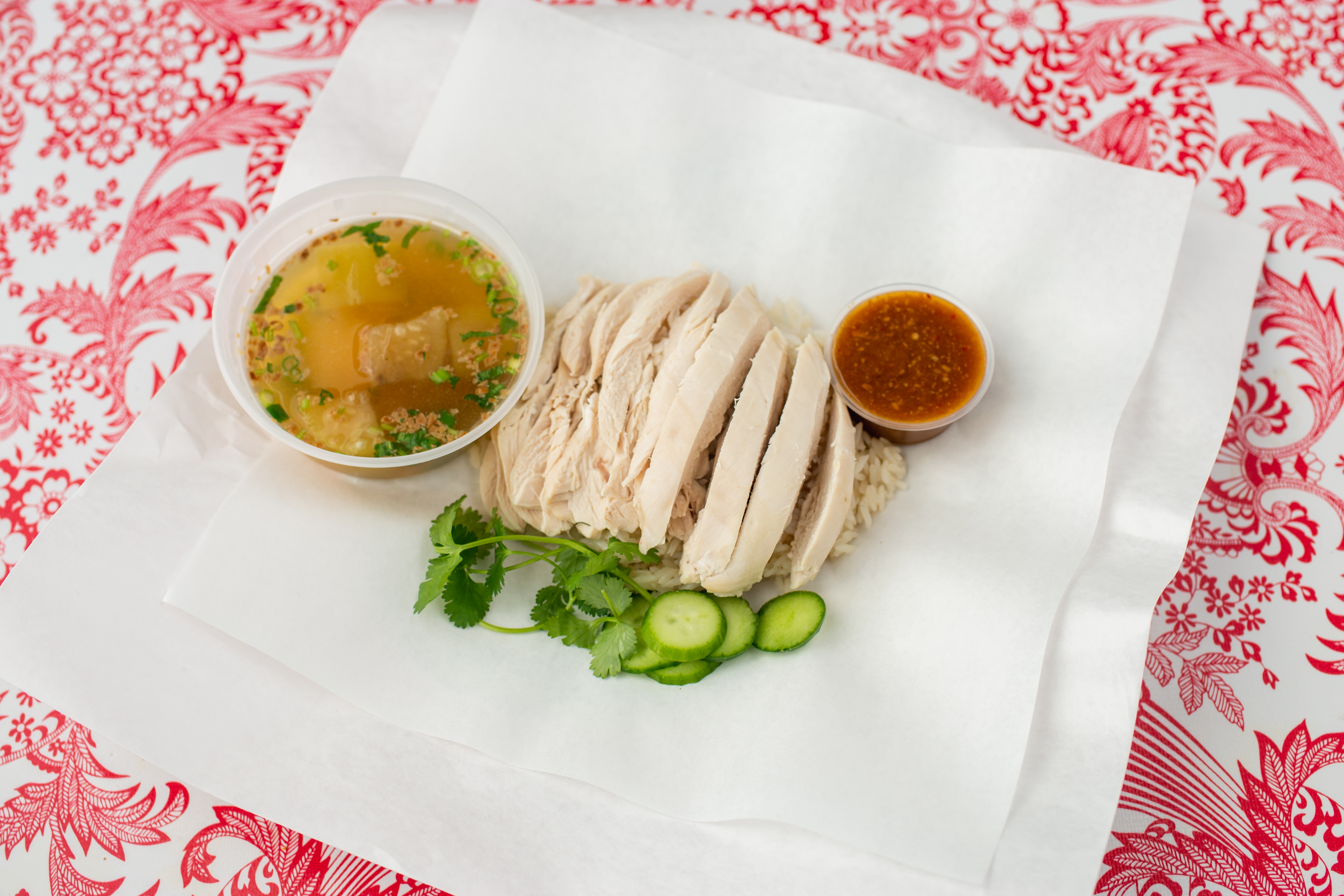 Order Khao Man Gai (Chicken and Rice) food online from Nong Khao Man Gai store, Portland on bringmethat.com