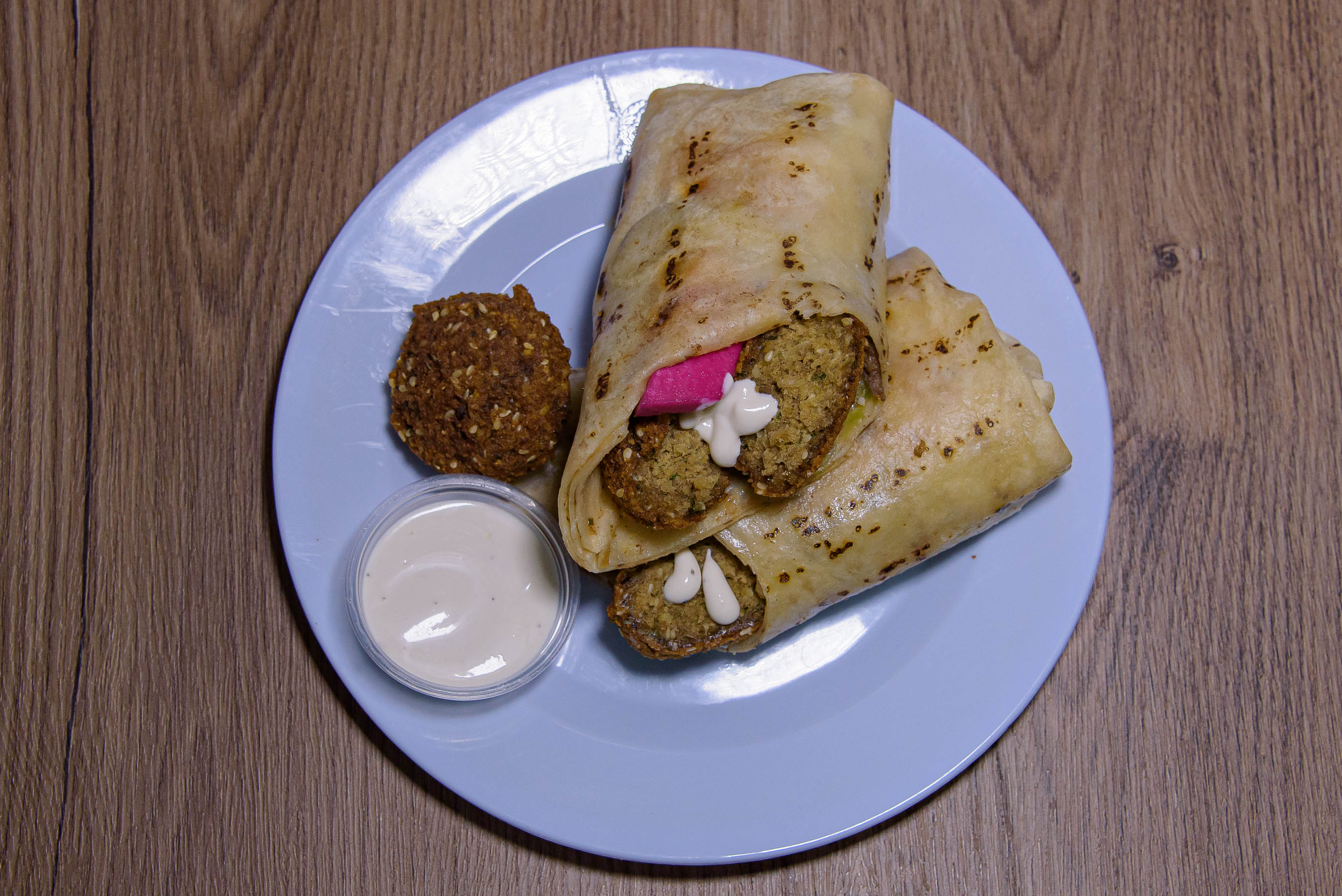 Order Falafel Wrap food online from North Park Produce store, San Diego on bringmethat.com