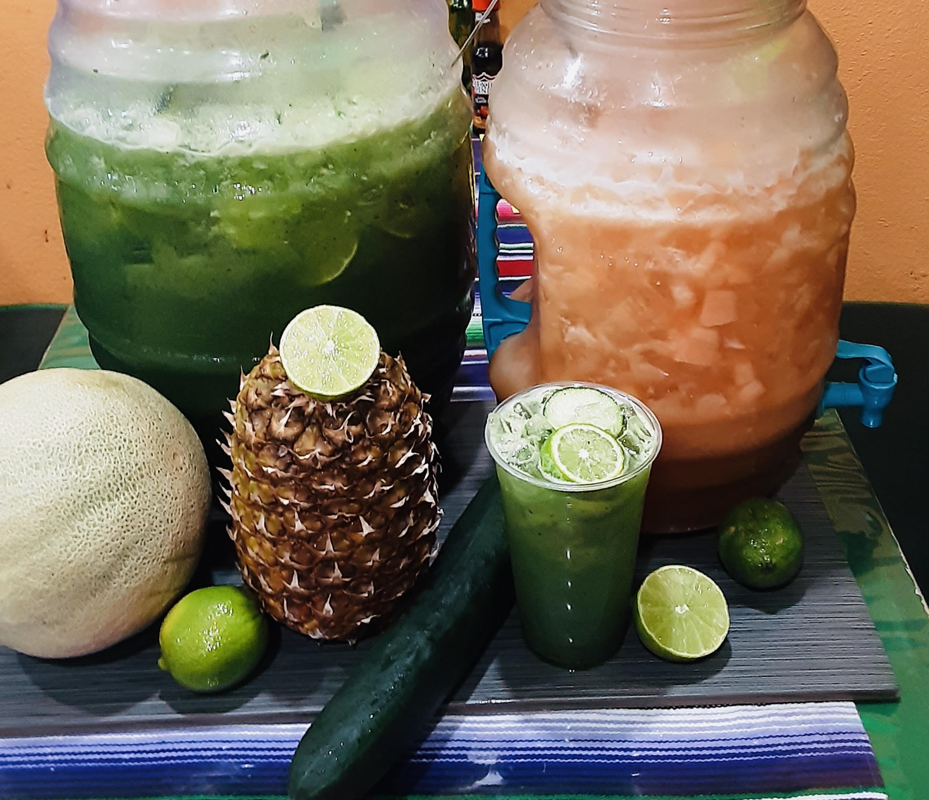 Order Aguas Frescas food online from Curry Sabor store, Whittier on bringmethat.com