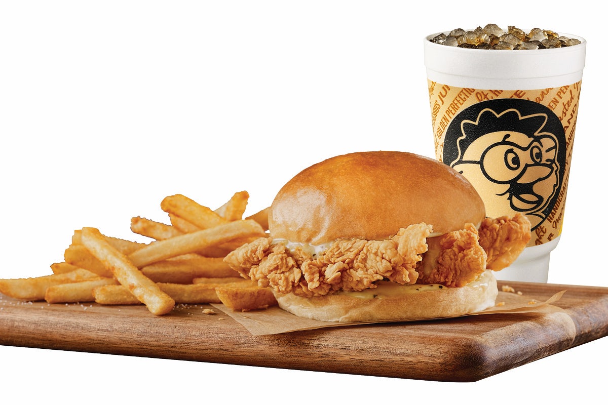 Order Triple Tender Sandwich  food online from Golden Chick store, Irving on bringmethat.com