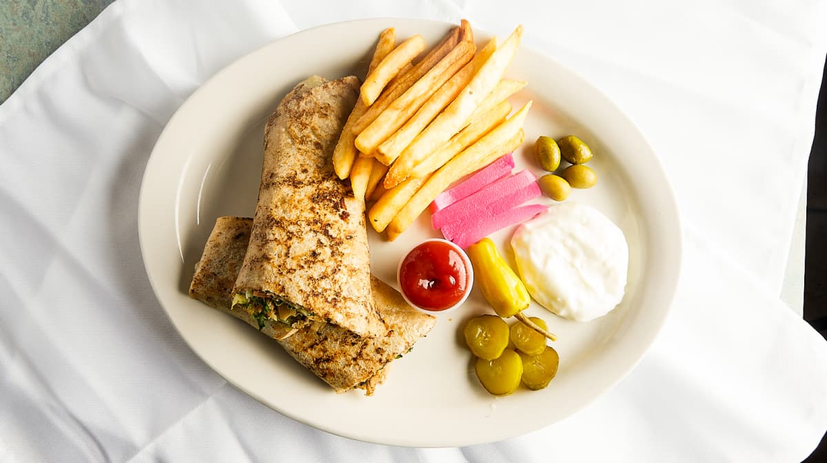 Order Chicken Shawarma Wrap food online from Pita Land store, Hickory Hills on bringmethat.com