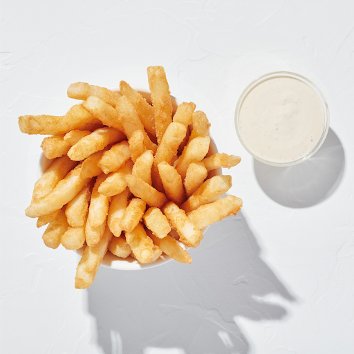 Order Fries with Garlic Sauce food online from Pita Chip store, Philadelphia on bringmethat.com