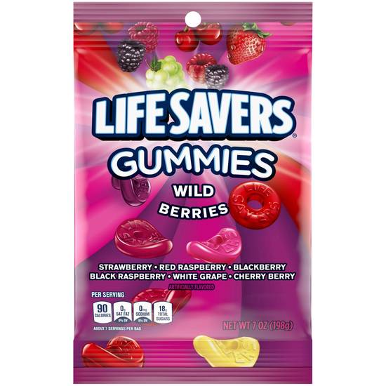 Order LIFE SAVERS Gummy Candy, Wild Berries, 7 oz Bag food online from Cvs store, TRAVERSE CITY on bringmethat.com