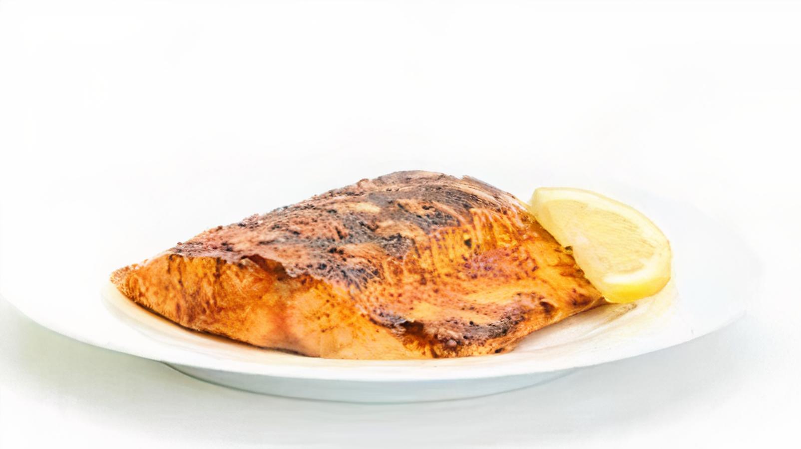 Order Side of Grilled Salmon food online from Taziki's Mediterranean Cafe store, Brentwood on bringmethat.com