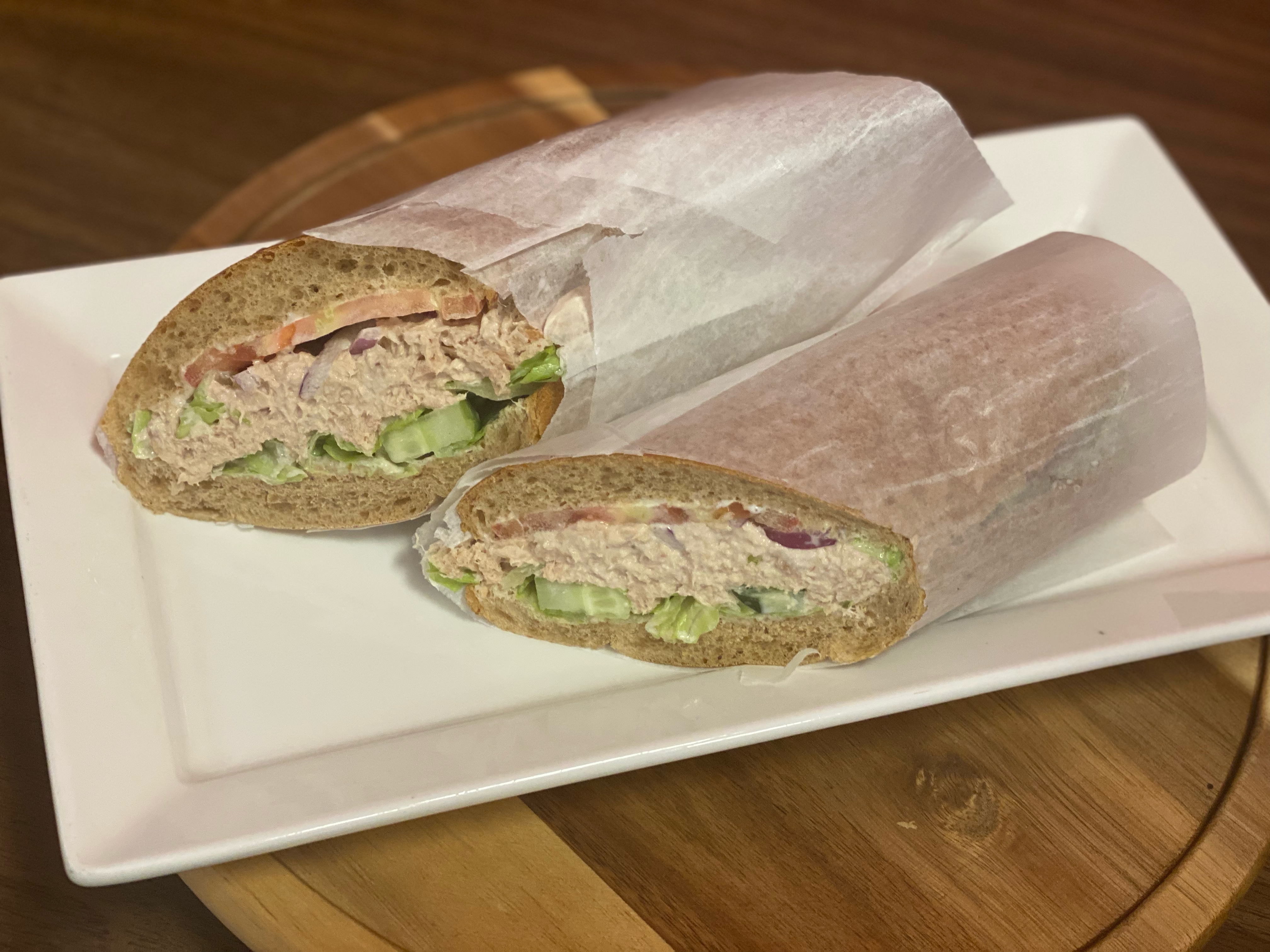 Order Tuna Salad Sandwich food online from Six Corners Café store, North Bergen on bringmethat.com