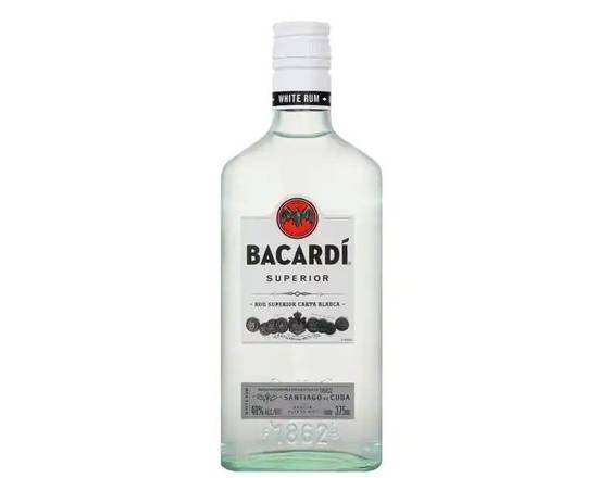 Order Bacardi Superior, 375mL rum (40.0% ABV) food online from Tenderloin Liquor store, San Francisco on bringmethat.com