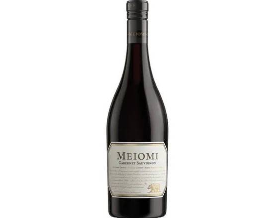 Order Meiomi Cabernet Sauvignon, 750mL wine (13.7% ABV) food online from Divine Wine and Spirits store, San Diego on bringmethat.com