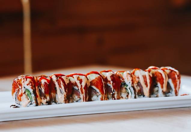 Order Firecracker Roll food online from Deep Sushi store, Dallas on bringmethat.com