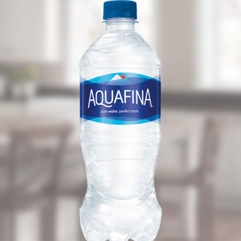 Order Aquafina Water - 20 oz. Bottled food online from Donatos Pizza store, Hudson on bringmethat.com