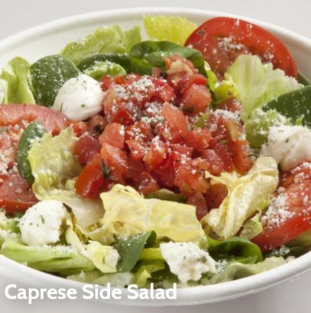 Order Caprese Side Salad food online from Donatos Pizza store, Erie on bringmethat.com