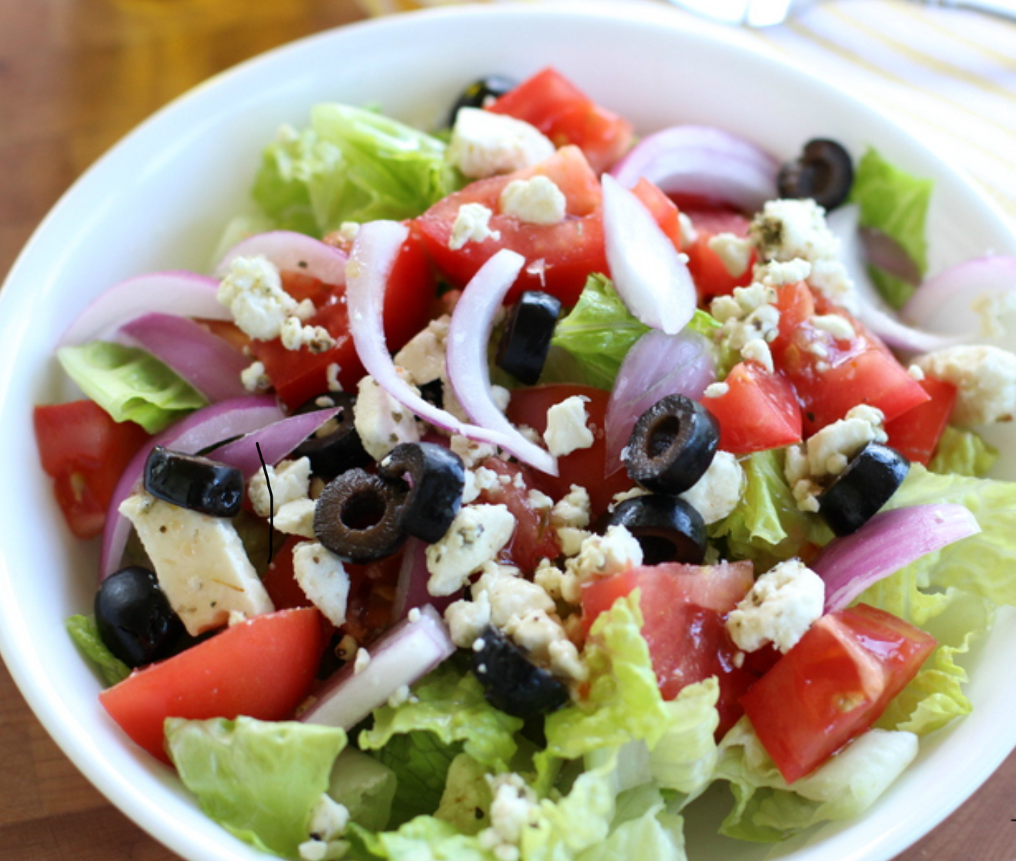 Order Greek Salad food online from Hungry Pocket store, Santa Monica on bringmethat.com