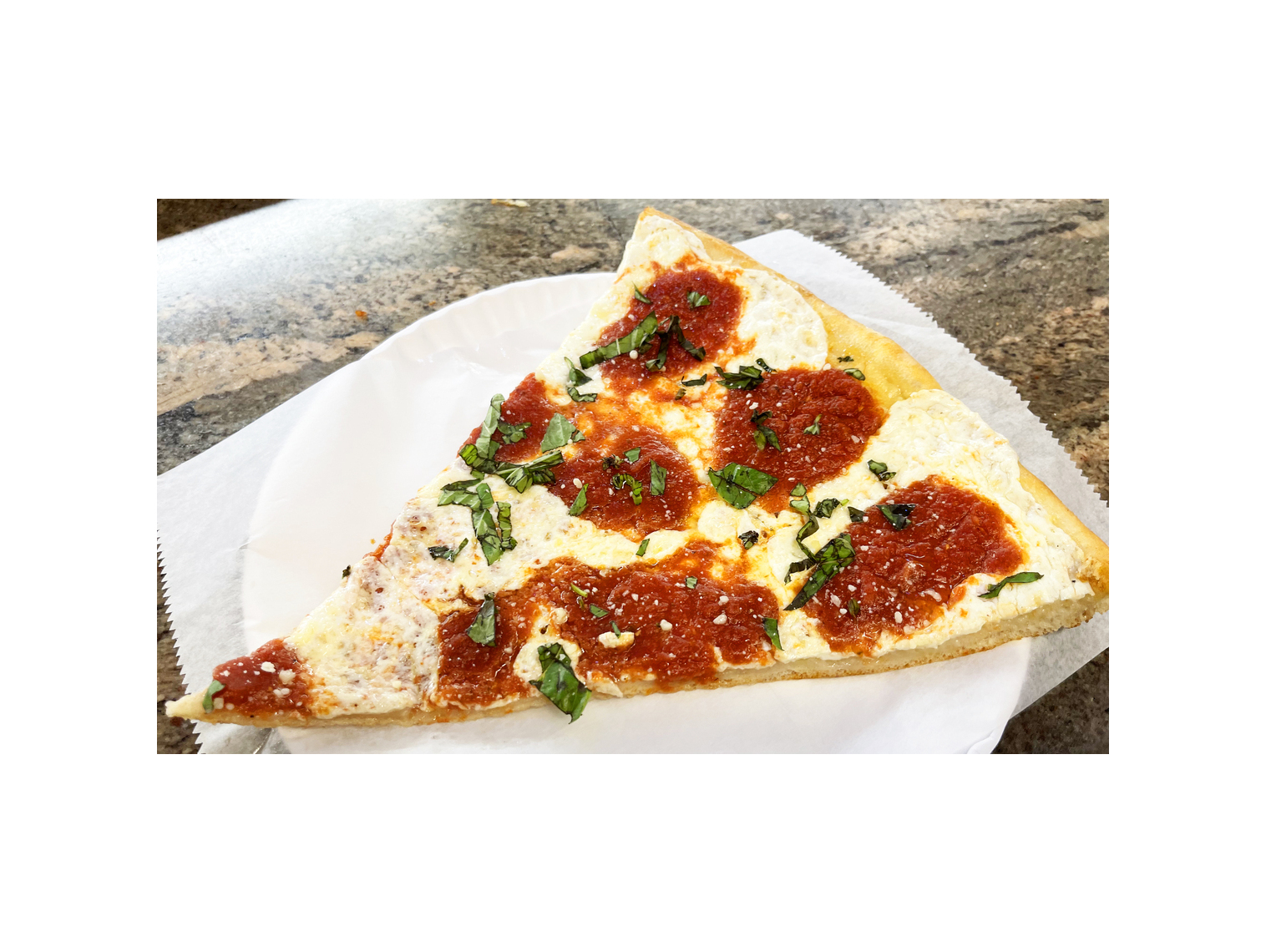 Order Margherita Slice food online from Previti Pizza store, New York on bringmethat.com