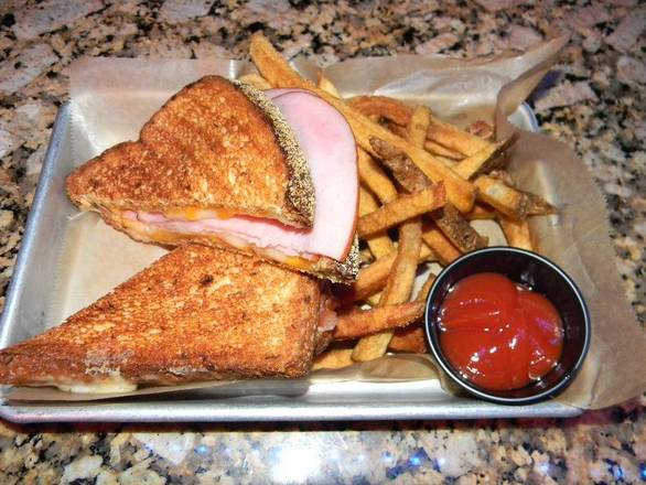 Order Ham & Cheese Panini food online from The Quarter Bar & Grill store, Addison on bringmethat.com