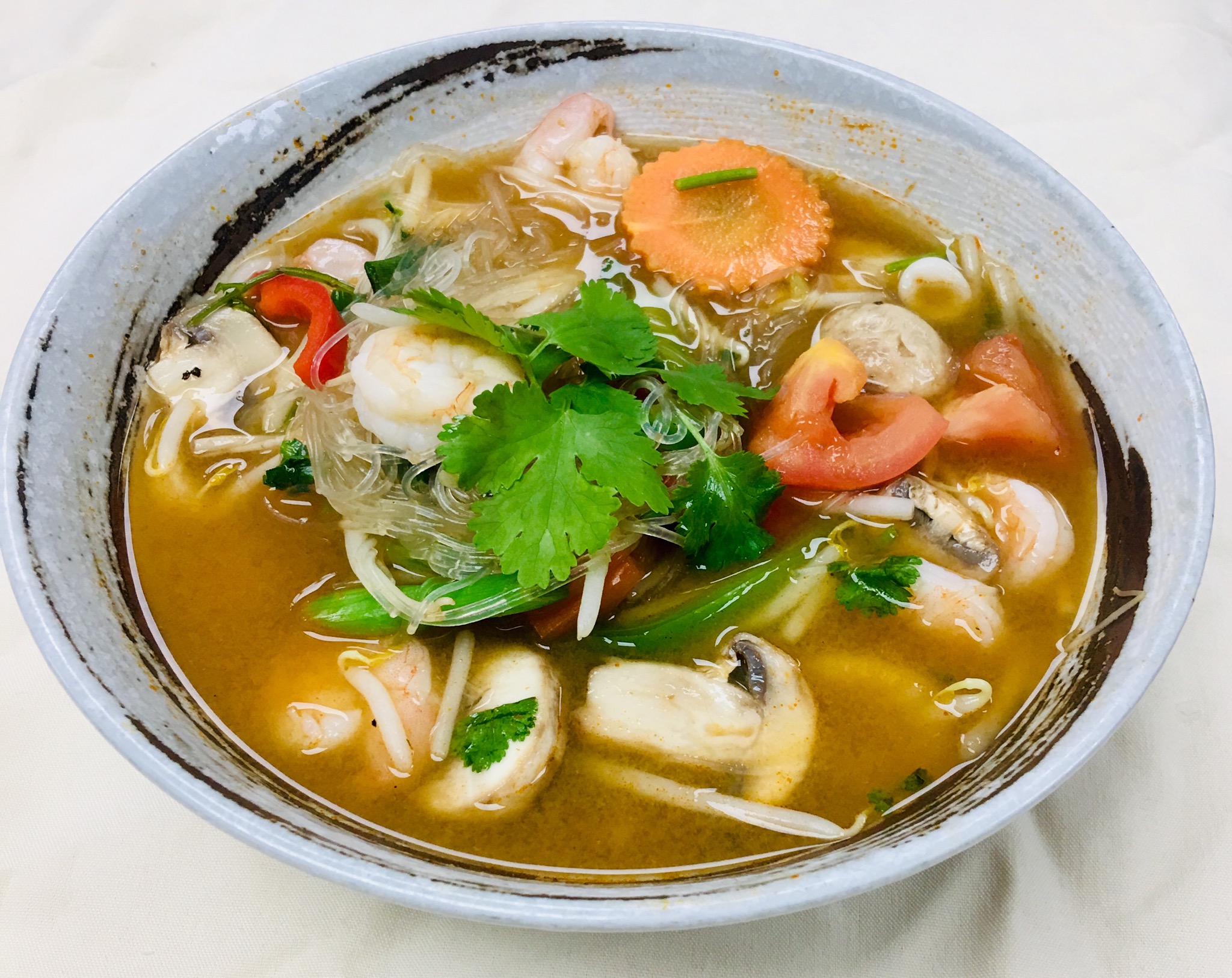 Order Tom Yum Noodle Soup food online from 22 Thai Cuisine store, New York on bringmethat.com