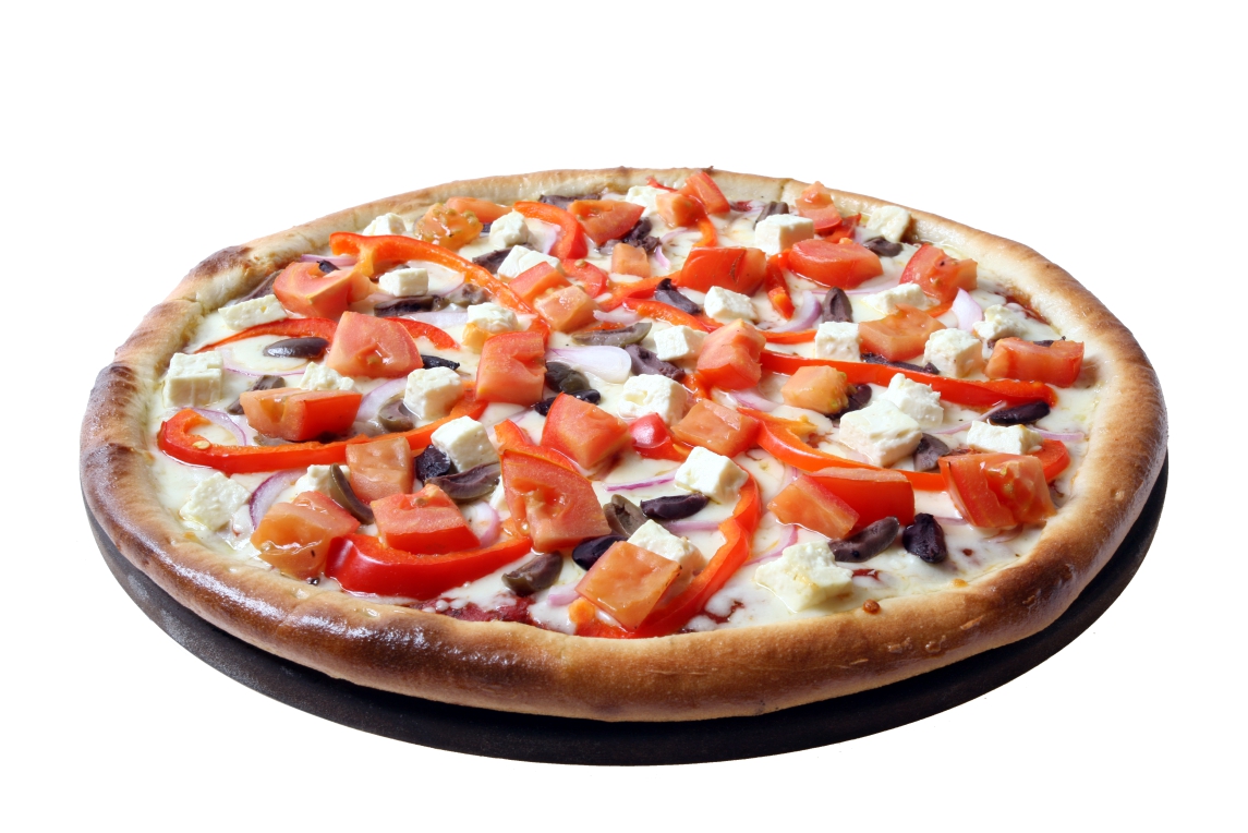 Order Greek Pizza food online from Big Mama's and Papa's Pizzeria store, Granada Hills on bringmethat.com