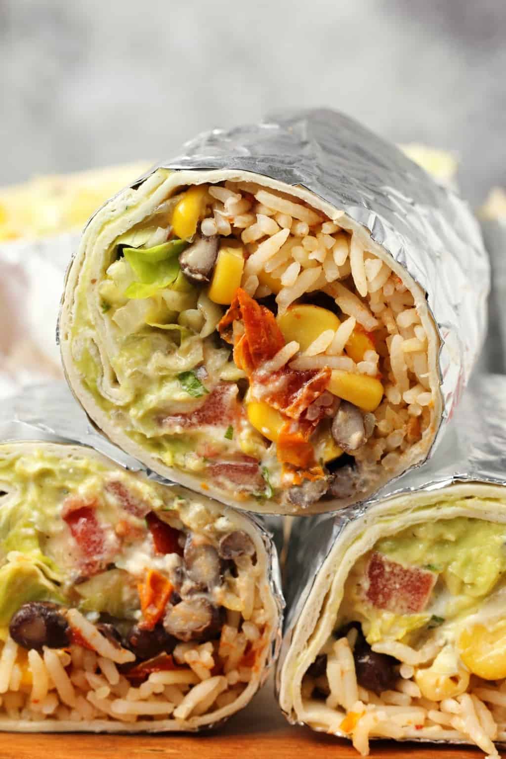 Order Veggie Burrito food online from Jackson Hole store, Englewood on bringmethat.com