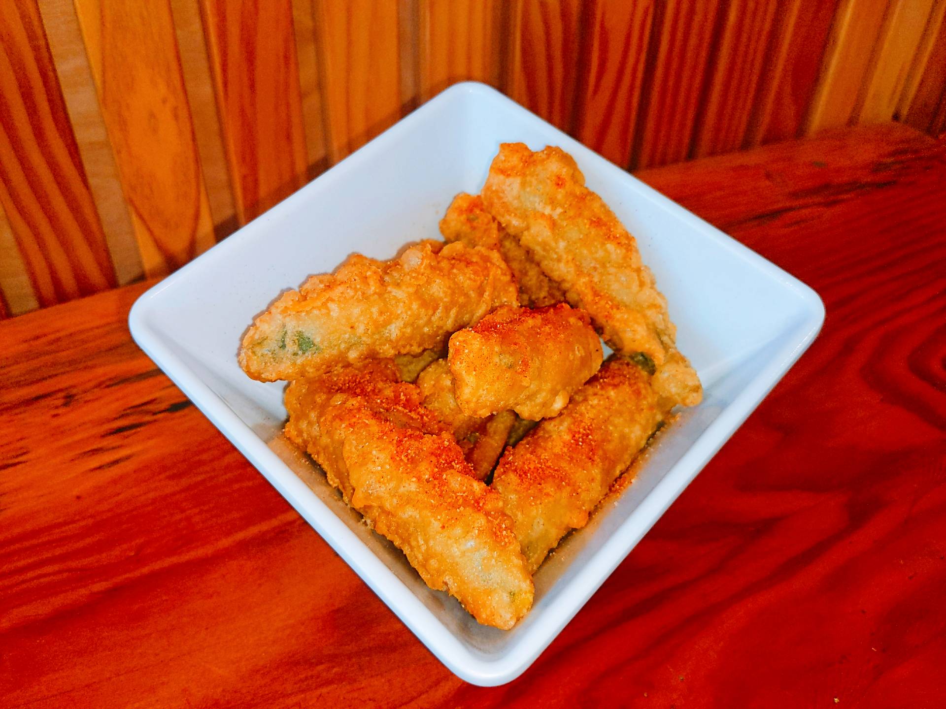 Order Fried Okra food online from Bite Feast store, Davis on bringmethat.com