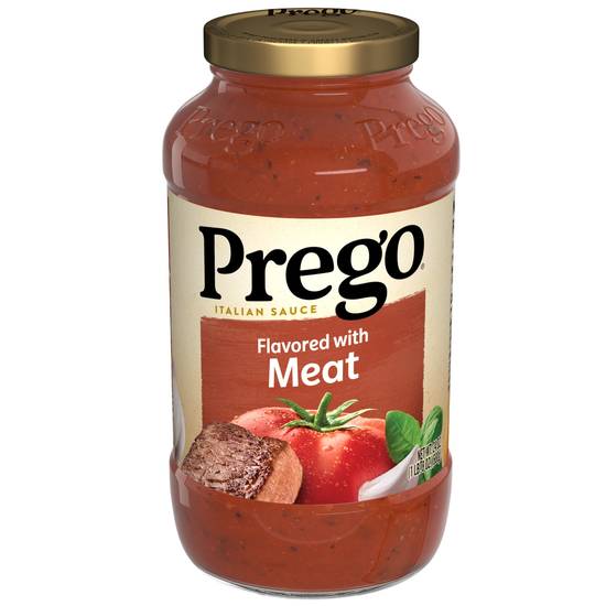 Order Prego Italian Tomato Pasta Sauce Flavored With Meat, 24 OZ Jar food online from CVS store, SAN ANTONIO on bringmethat.com