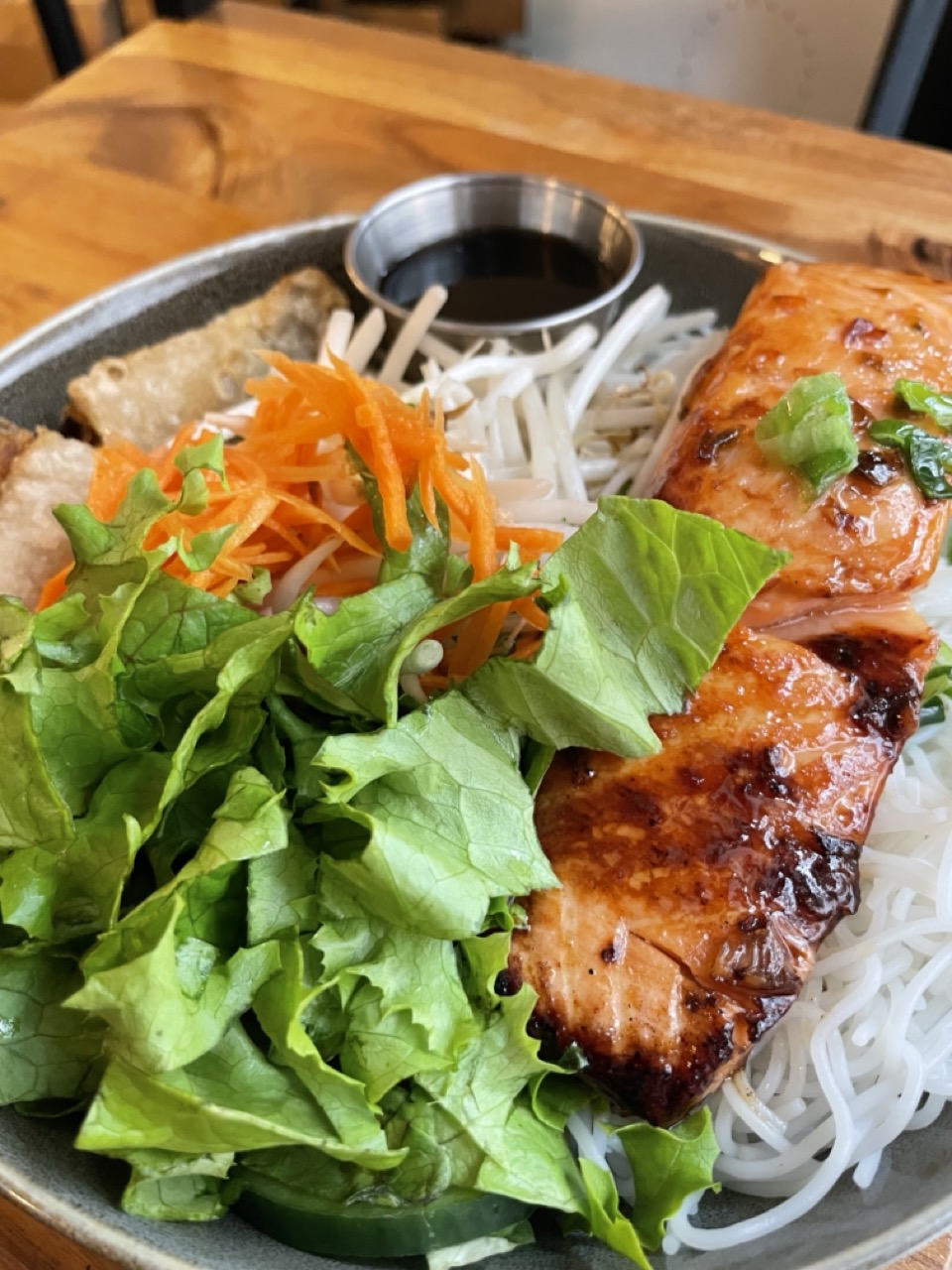 Order Salmon Vermicelli Salad food online from Phorage store, West Hollywood on bringmethat.com