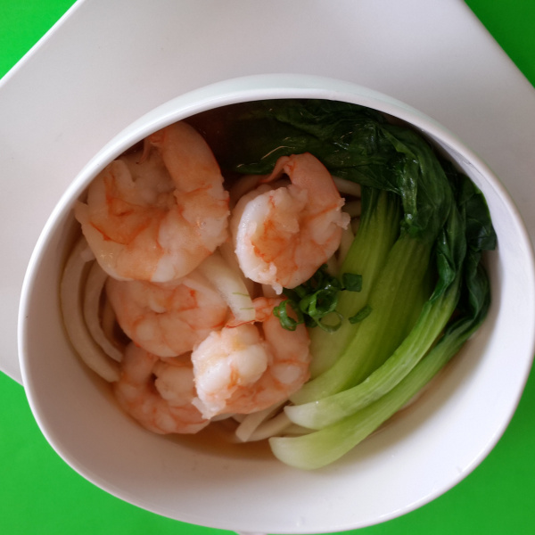 Order 34. Udon Shrimp Soup food online from May Loong Kitchen store, Syosset on bringmethat.com