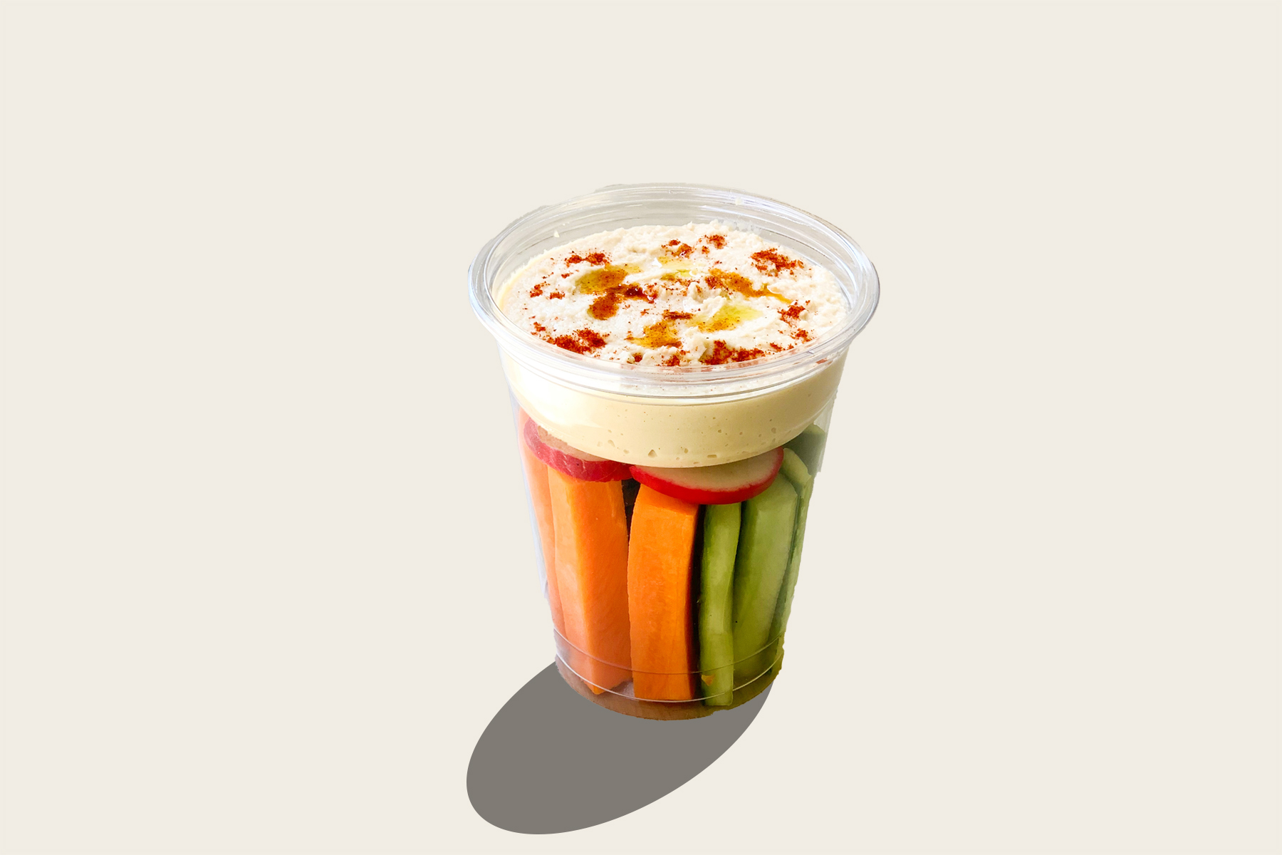 Order Crudité with House-Made Hummus food online from Proper Food store, New York on bringmethat.com