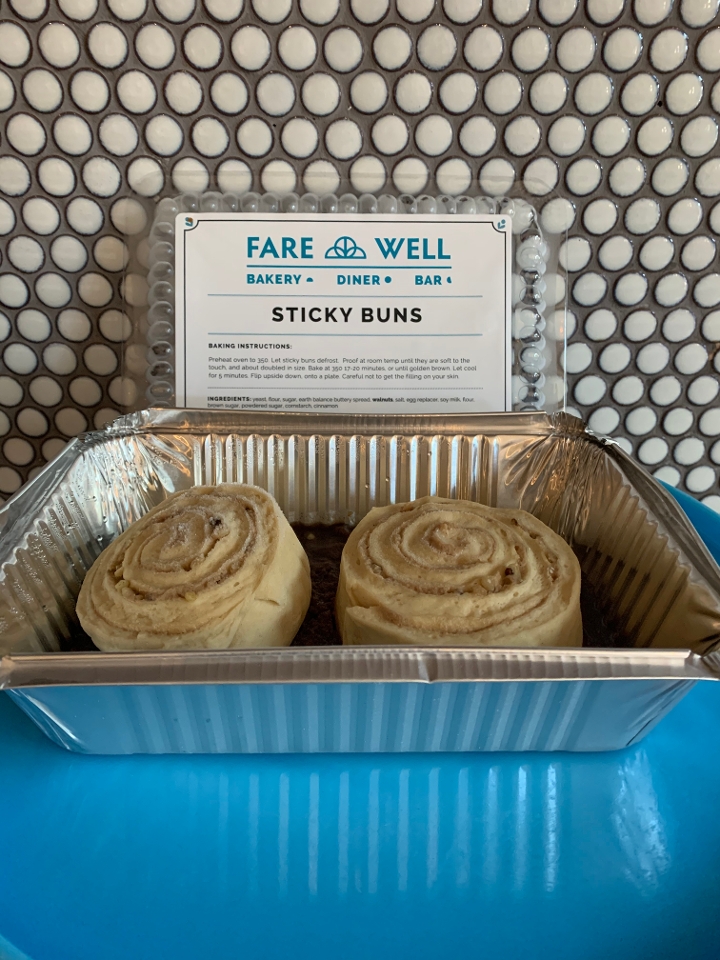 Order Two Sticky Buns (Bake at Home) food online from Fare Well store, Washington on bringmethat.com