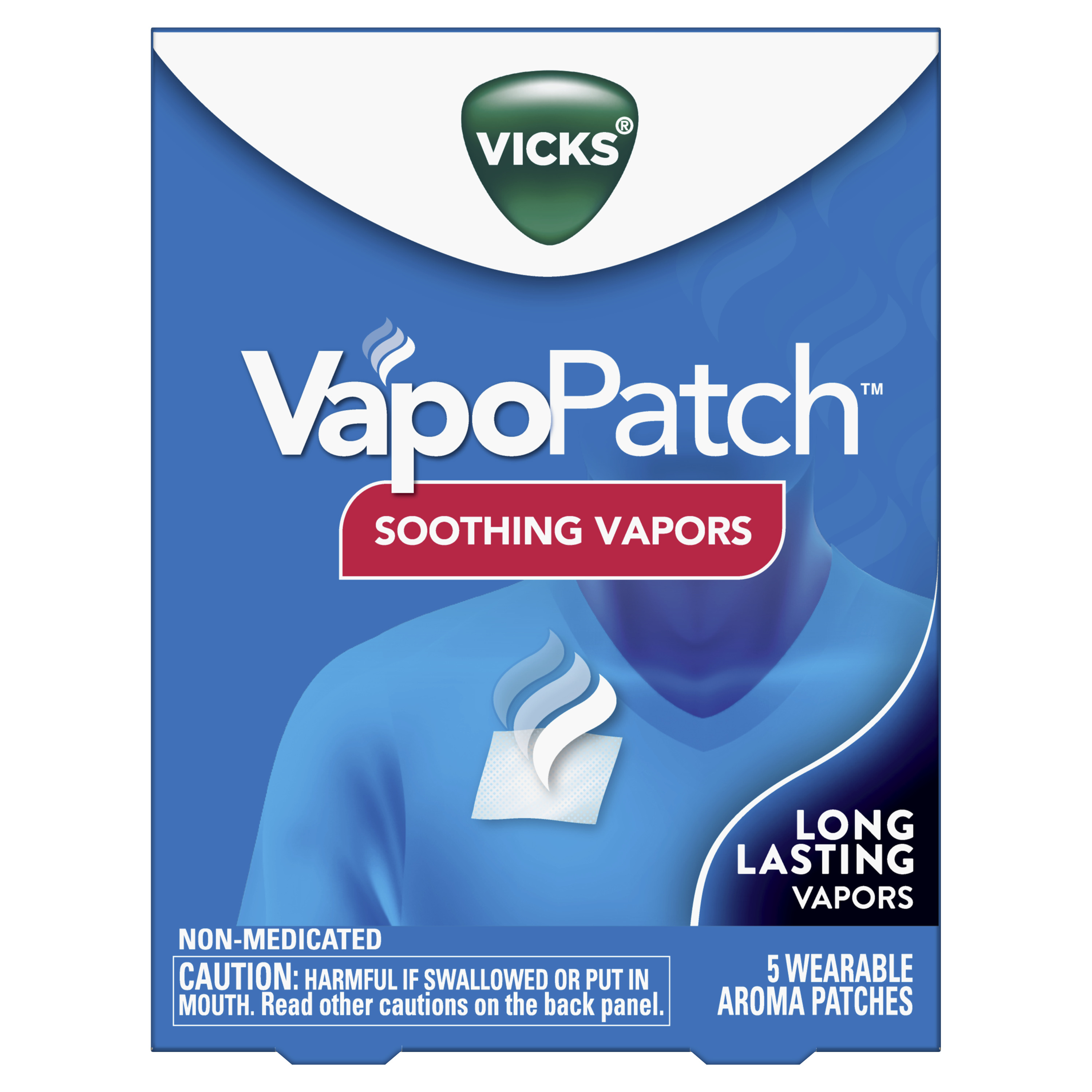 Order Vicks VapoPatch with Long Lasting Soothing Vicks Vapors - 5 ct food online from Rite Aid store, CORNING on bringmethat.com