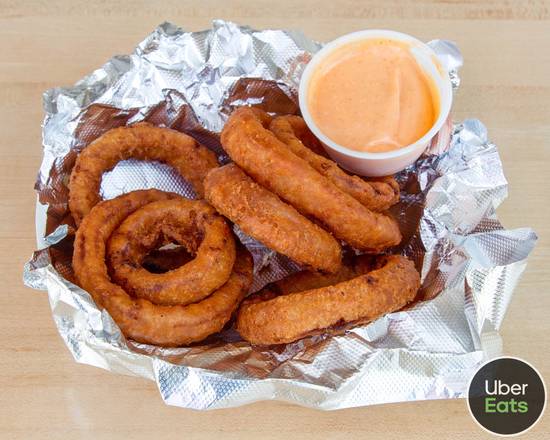 Order Onion Rings food online from Cluck U Chicken Wall Township Nj store, Manasquan on bringmethat.com