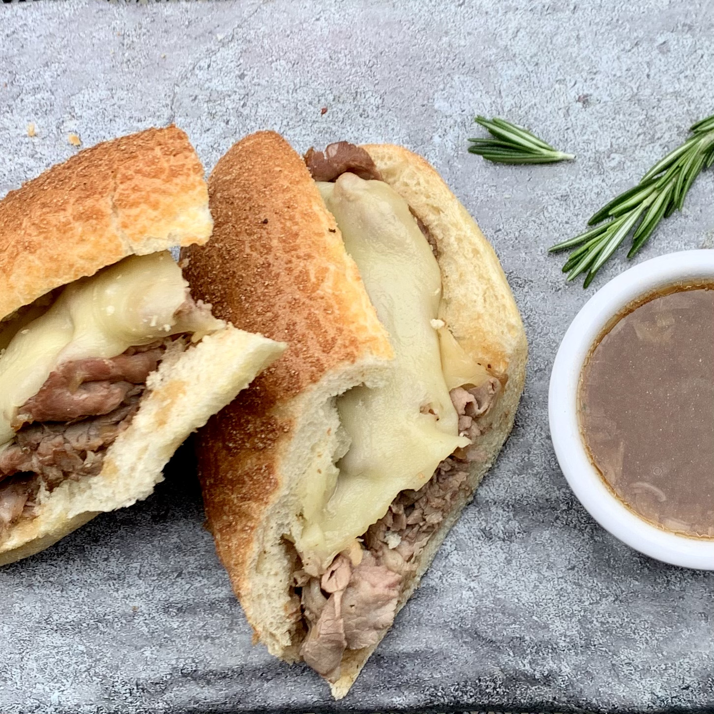 Order French Dip Sandwich food online from Good Company Doughnuts & Cafe store, Arlington on bringmethat.com
