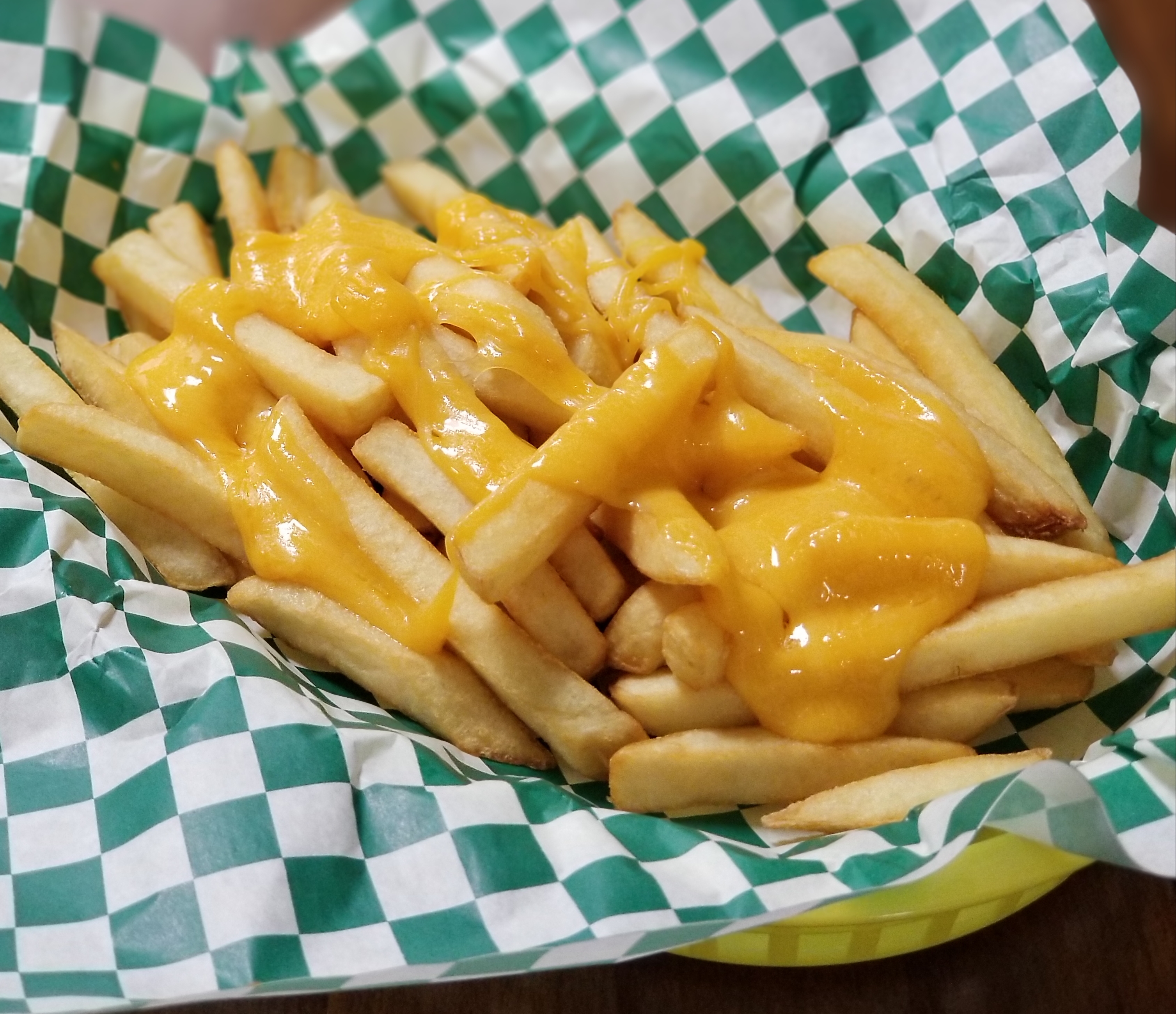 Order Cheddar Fries 1 Lb portion food online from The Corn House store, Marietta on bringmethat.com