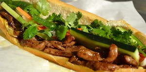 Order 3. Grilled Pork (Thit Nuong) food online from Banhwich Cafe store, Lincoln on bringmethat.com
