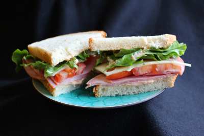 Order Ham Sandwich food online from Georgette Grounds And Gifts store, Maumee on bringmethat.com