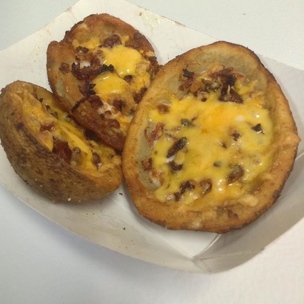 Order Potato Skins food online from Aladino Pizza store, Brentwood on bringmethat.com