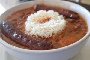 Order Red Beans & Rice food online from Charlie D's & Son Catfish store, Kansas City on bringmethat.com