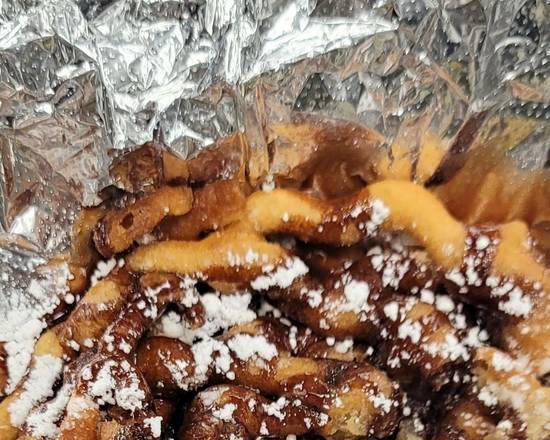 Order Chocolate Funnel Cake food online from Late Night Desserts store, Columbus on bringmethat.com
