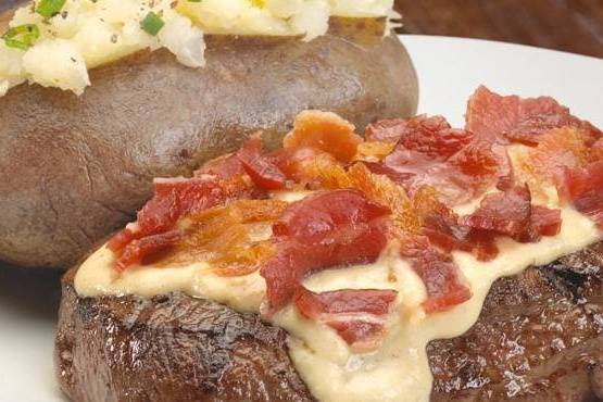 Order Applewood Bacon Sirloin food online from Montana Mike Steakhouse store, Bartlesville on bringmethat.com