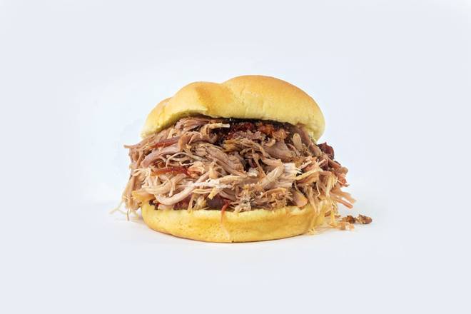 Order Pulled Pork Sandwich food online from Old Carolina Barbecue Company store, Copley on bringmethat.com