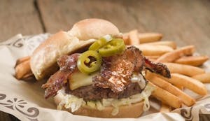 Order Jalapeño Bacon Burger food online from Texas Steakhouse and Saloon store, Smithfield on bringmethat.com